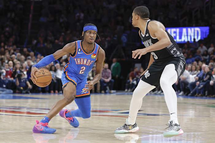 Shai Gilgeous-Alexander, OKC Thunder, San Antonio Spurs